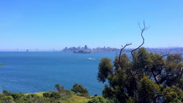 Bay Bridge San Francisco Kalifornien Usa — Stockvideo