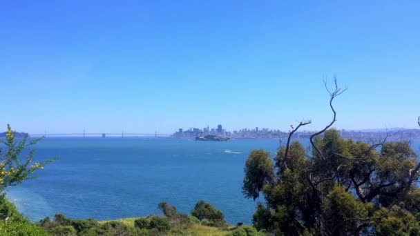 Die Bay Bridge San Francisco Kalifornien Usa — Stockvideo