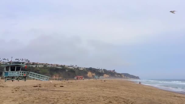 美国加利福尼亚州Malibu市的Zuma海滩 — 图库视频影像