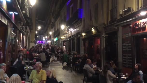 Madrid Spanya Oct 2016 Madrid Spanya Yerel Bir Barda Kimliği — Stok video