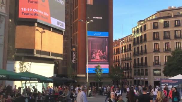 마드리드 스페인 2016 마드리드 마드리드 중부의 — 비디오