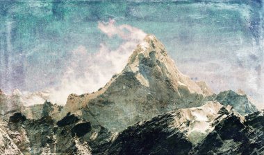 Himalayalar 'ın Nepal bölgesindeki dağ zirveleri