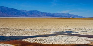 Ölüm Vadisi Ulusal Parkı 'ndaki manzara, Mojave Çölü, Kaliforniya, Usa