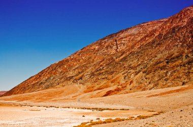 Ölüm Vadisi Ulusal Parkı 'ndaki manzara, Mojave Çölü, Kaliforniya, Usa