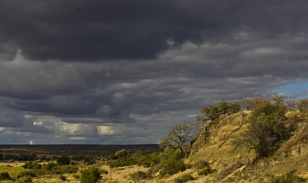 Gewitterwolken Über Dem Meer — Stockfoto