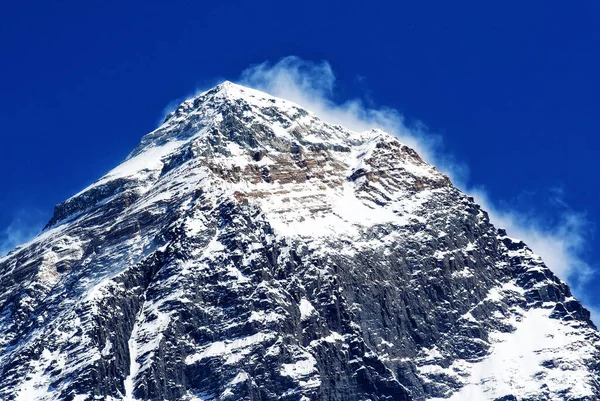 Dağın Zirvesi Nepal Everest Kala Pattar Dan Görüldüğü Gibi — Stok fotoğraf