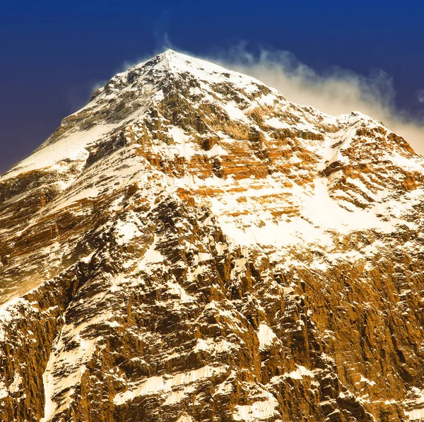 Himalaya Bergskedja Nepal Området Foto Med Redigeringseffekter — Stockfoto