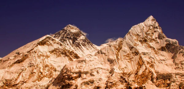 Cordillera Del Himalaya Área Nepal Foto Con Efectos Edición — Foto de Stock