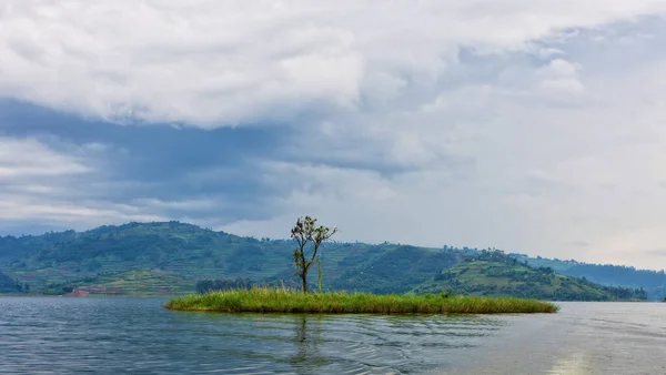 Lac Bunyonyi Ouganda Afrique Aux Frontières Ouganda République Démocratique Congo — Photo