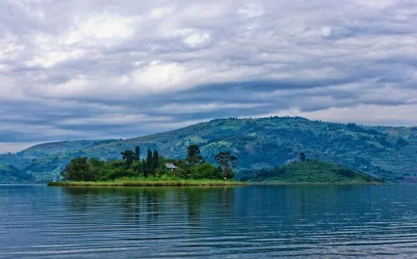 Lago Bunyonyi Uganda África Las Fronteras Uganda República Democrática Del —  Fotos de Stock