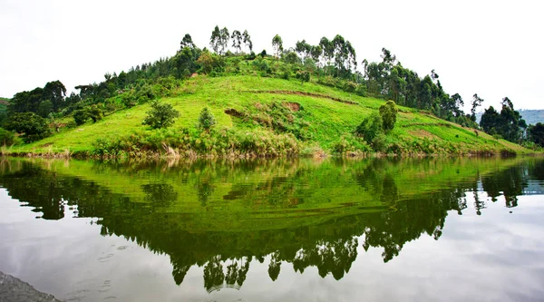 Lake Bunyonyi Uganda Africa Borders Uganda Congo Democratic Republic Rwanda — Stock Photo, Image