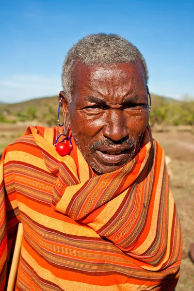 Ekim 2012 Kenya Daki Maasai Mara Kimliği Belirlenemeyen Masai Erkekleri — Stok fotoğraf