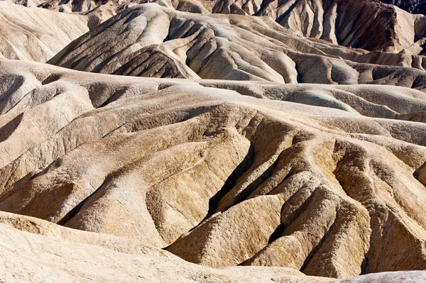 Ölüm Vadisi Ulusal Parkı Ndaki Zabriskie Point Manzara Mojave Çölü — Stok fotoğraf