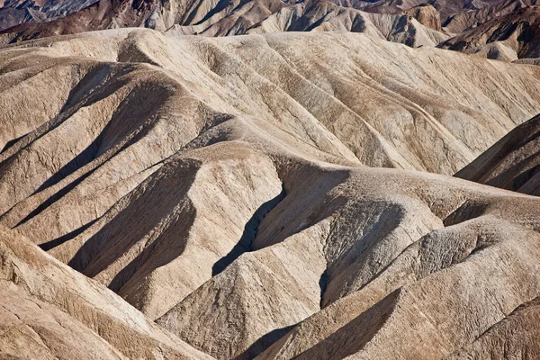 Ölüm Vadisi Ulusal Parkı Ndaki Zabriskie Point Manzara Mojave Çölü — Stok fotoğraf