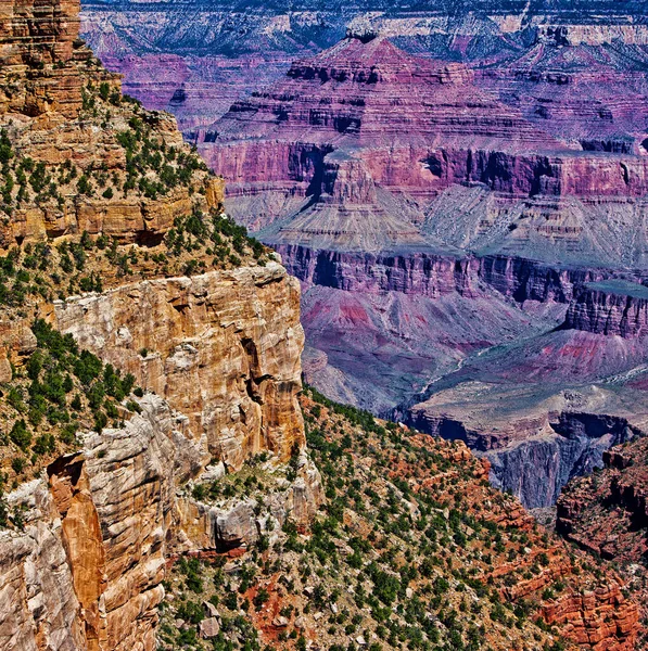 Grand Canyon Arizona Usa Grand Canyon Steep Sided Canyon Carved — Stock Photo, Image