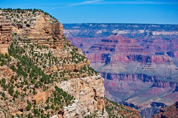 Grand Canyon Arizona Usa Grand Canyon Ripido Canyon Scavato Dal — Foto Stock