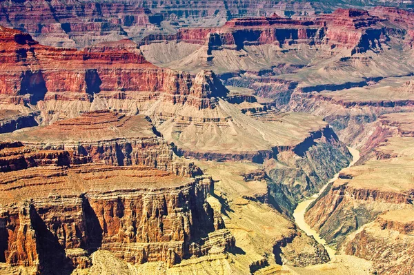 Grand Canyon Arizona Eua Grand Canyon Desfiladeiro Íngreme Esculpido Pelo — Fotografia de Stock