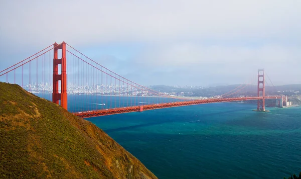 Golden Gate Bridge Gezien Vanaf Marine Headlands San Francisco California — Stockfoto