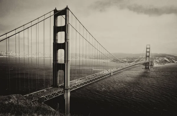 Puente Golden Gate Visto Desde Marine Headlands San Francisco California — Foto de Stock