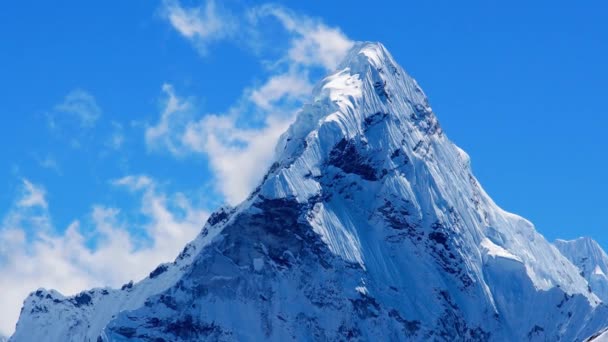 Ама Даблам Еверестському Регіоні Гімалаїв Непал 1080P — стокове відео