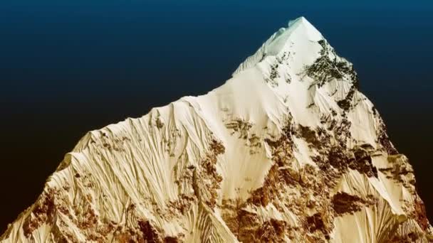 Nuptse Himalayas Everest Region Nepal — Stock Video