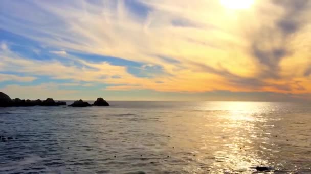 Pacific Ocean Point Lobos State Natural Reserve Califórnia Estados Unidos — Vídeo de Stock