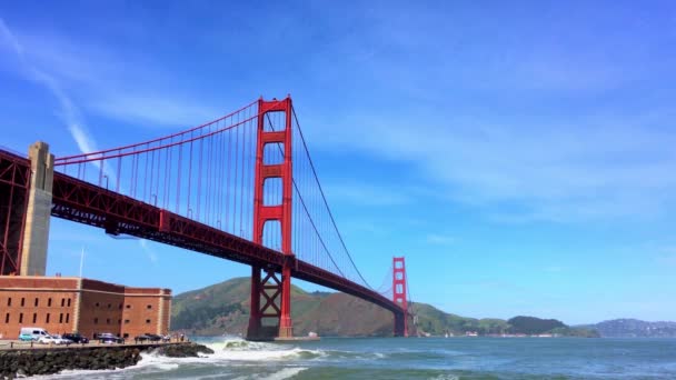 Golden Gate Bridge San Francisco Californie Images Vers Avril 2017 — Video