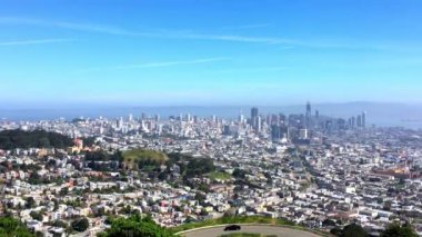 San Francisco, Twin Peaks, California 'da görüldüğü gibi.