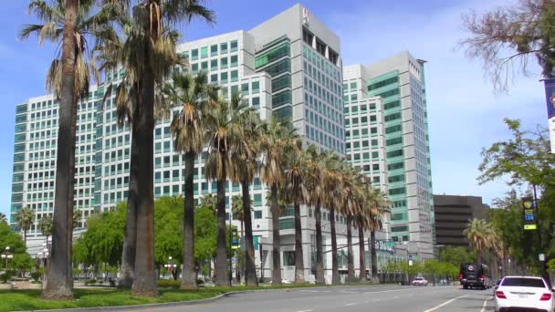 San Jose California Abril 2017 Sede Adobe Systems Park Avenue — Vídeo de stock
