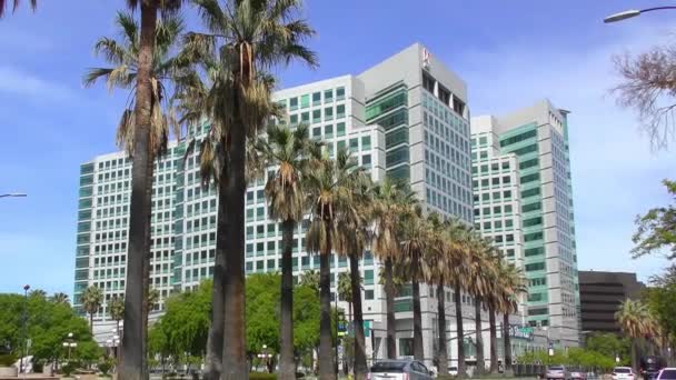 San Jose Kalifornia Usa Kwiecień 2017 Siedziba Firmy Adobe Systems — Wideo stockowe