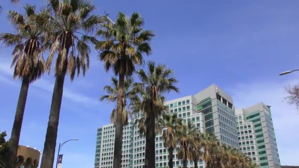 San Jose California Abril 2017 Sede Adobe Systems Park Avenue — Vídeos de Stock