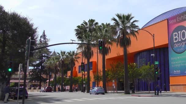 San Jose Kalifornia Usa Kwietnia 2017 Scena Uliczna Centrum San — Wideo stockowe