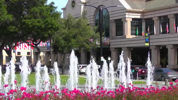 San Jose California Eua Abril 2017 Fonte Centro San Jose — Vídeo de Stock