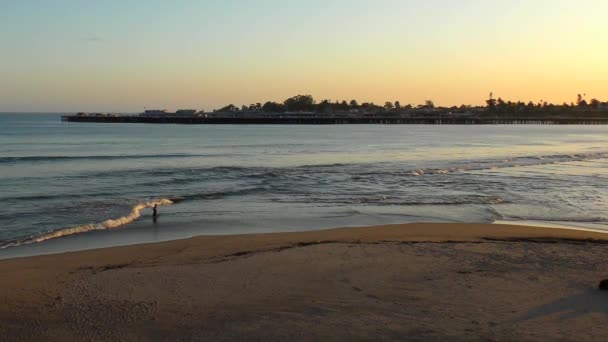 Oceano Pacifico Santa Cruz California Usa Circa Aprile 2017 — Video Stock