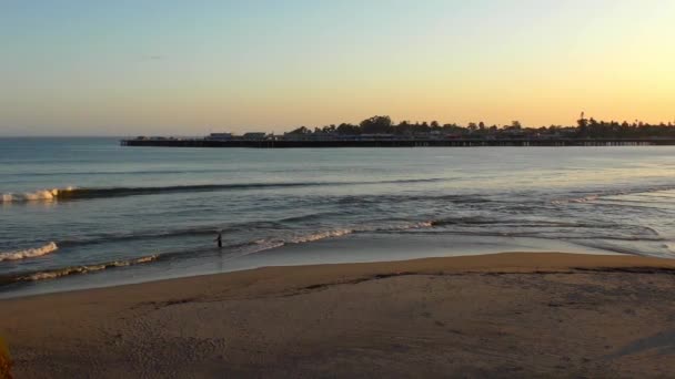 Oceano Pacifico Santa Cruz California Usa Circa Aprile 2017 — Video Stock