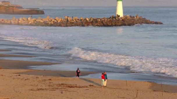 Océano Pacífico Santa Cruz California Alrededor Abril 2017 — Vídeos de Stock