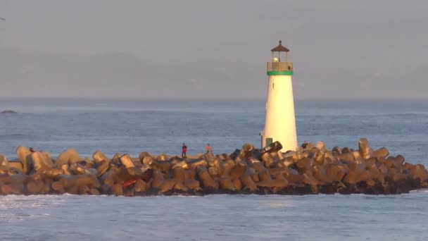 Océano Pacífico Santa Cruz California Alrededor Abril 2017 — Vídeo de stock