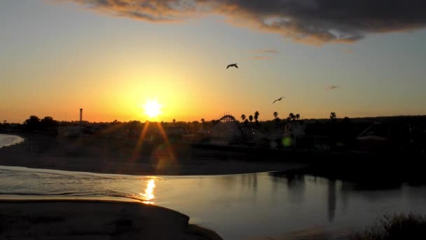 Océan Pacifique Santa Cruz Californie États Unis Vers Avril 2017 — Video