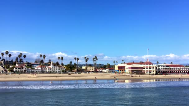 Santa Cruz Beach Boardwalk Sur Nord Baie Monterey Dans Comté — Video