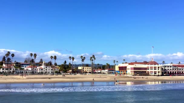 Santa Cruz Beach Boardwalk Norte Monterey Bay Condado Santa Cruz — Vídeo de stock