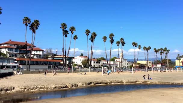 Santa Cruz Beach Boardwalk Sur Nord Baie Monterey Dans Comté — Video