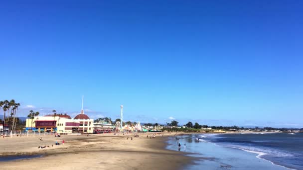 Santa Cruz Beach Boardwalk Northern Monterey Bay Santa Cruz County — Wideo stockowe