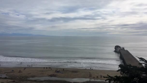 Navire Ciment Palo Alto Seacliff State Beach Aptos Santa Cruz — Video