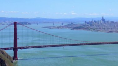 Golden Gate Köprüsü Marine Headlands, San Francisco, California, ABD.