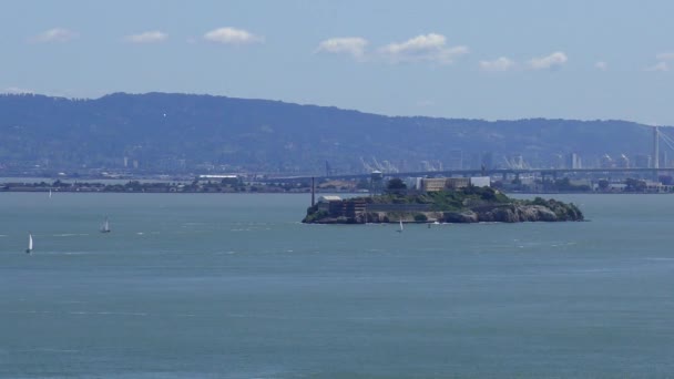 Horizonte San Francisco Atardecer Visto Desde Treasure Island California — Vídeos de Stock