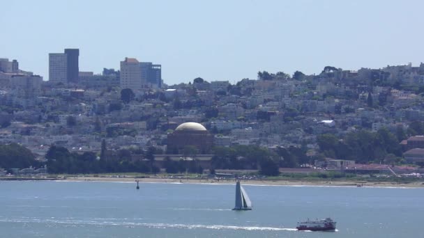 Vista Panoramica Dello Skyline San Francisco California Usa — Video Stock