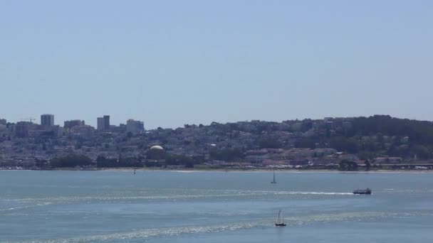 Vista Panoramica Del Ponte Golden Gate Vista Chrissy California Usa — Video Stock