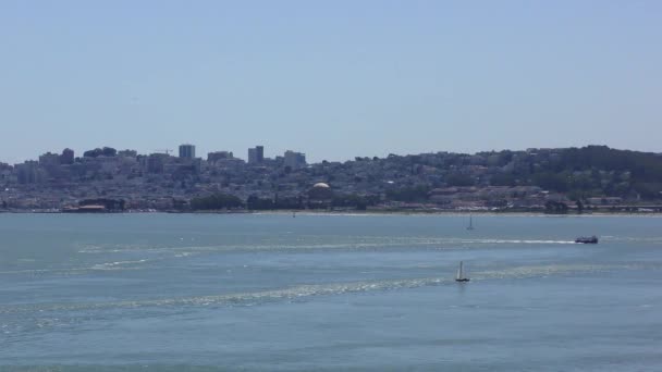 Vista Panoramica Del Ponte Golden Gate Vista Chrissy California Usa — Video Stock