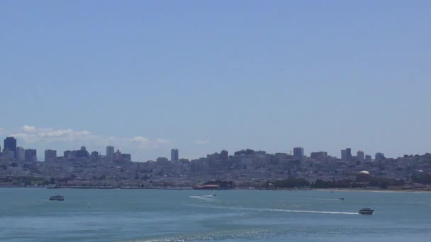 Vista Panorâmica Ponte Golden Gate Vista Chrissy Califórnia Eua — Vídeo de Stock