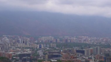 View of Caracas, the capital of Venezuela, from the Mirador de Valle Arriba viewpoint circa Mach 2019